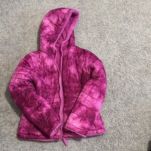 Kids Pink Hooded Jacket